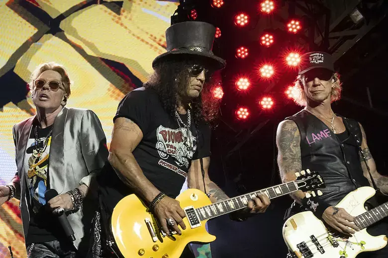 @Axl Rose, Slash & Duff