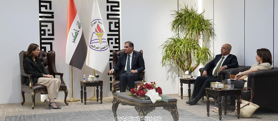 ▪️لإرساء شراكة تعليمية رائدة….نقيب المعلمين العراقيين يستقبل مديرة بيت التعليم الفنلندي ▪️