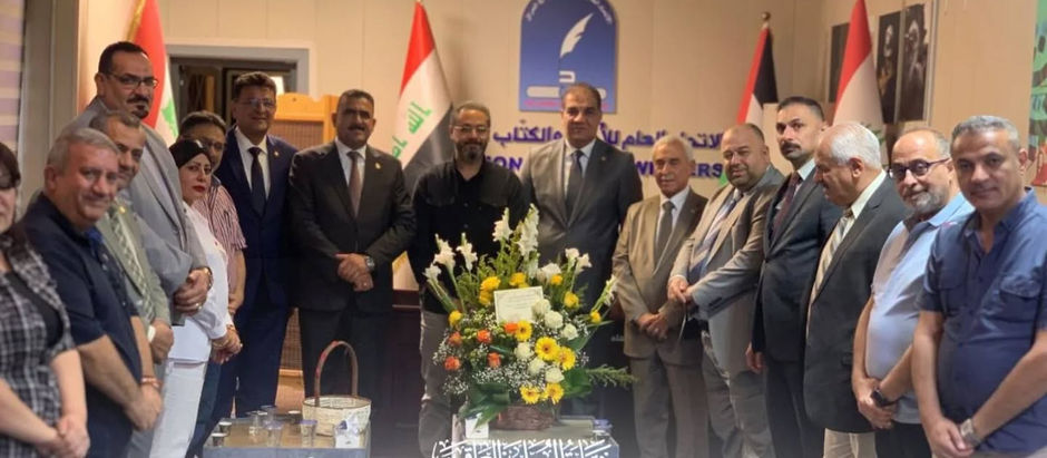 ▪️تأكيدًا للشراكة الثقافية.. وفد نقابة المعلمين يزور اتحاد الأدباء العراقيين▪️