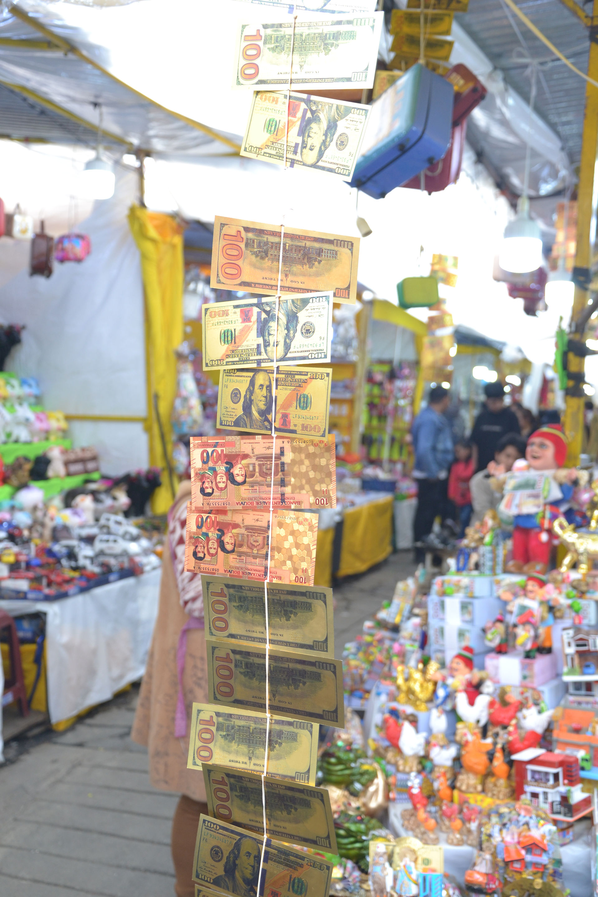 Mini billets à la Feria de las Alasitas