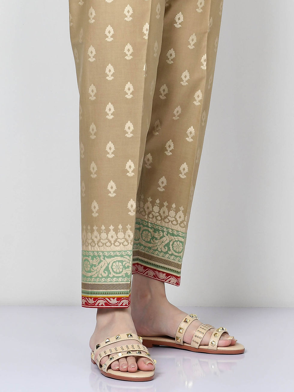 Thumbnail: PRINTED CAMBRIC TROUSER