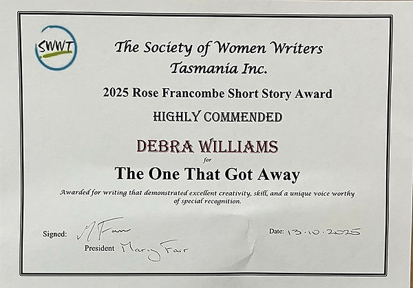 An image of a certificate