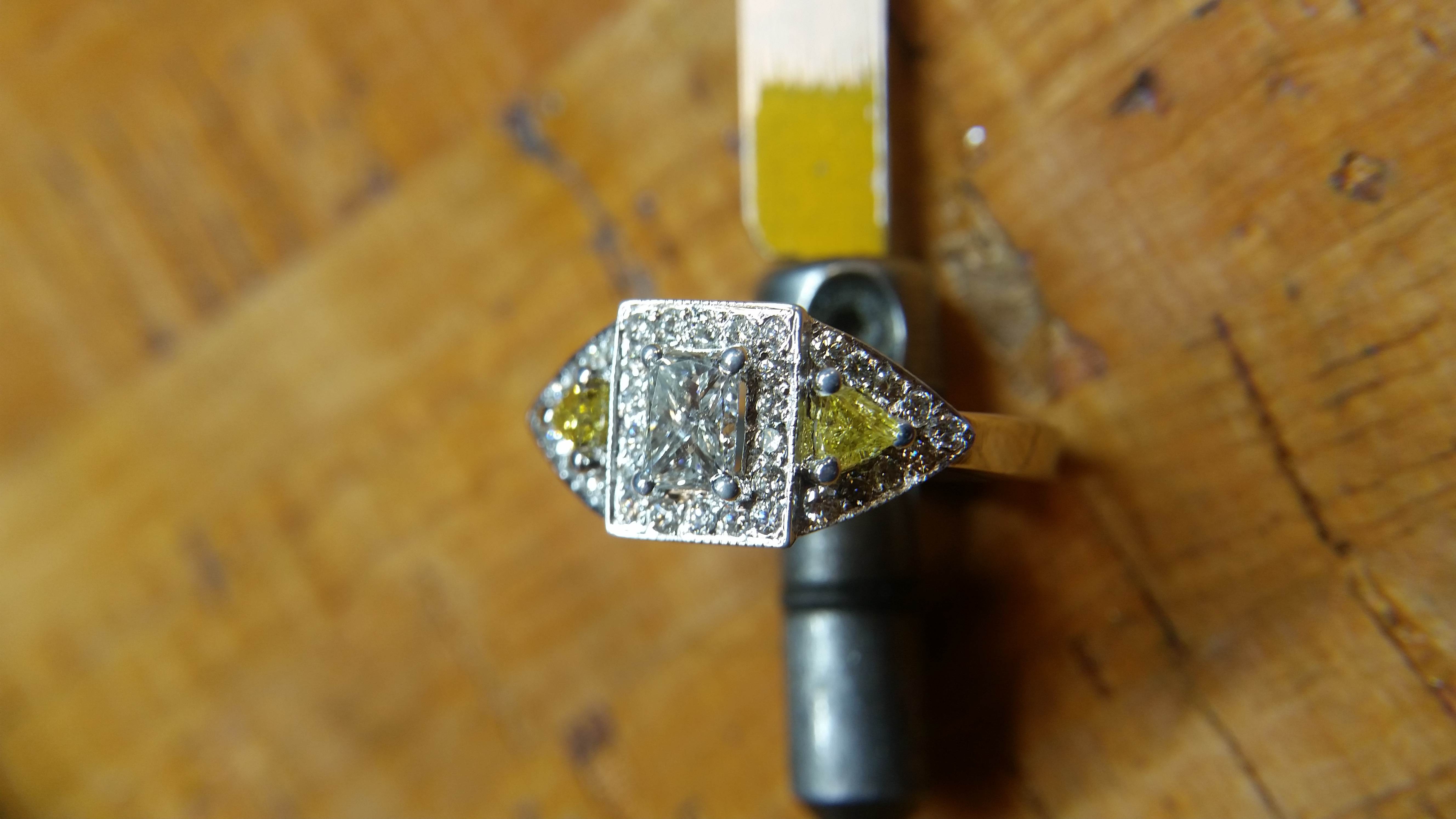 Ladies Princess Cut Diamond