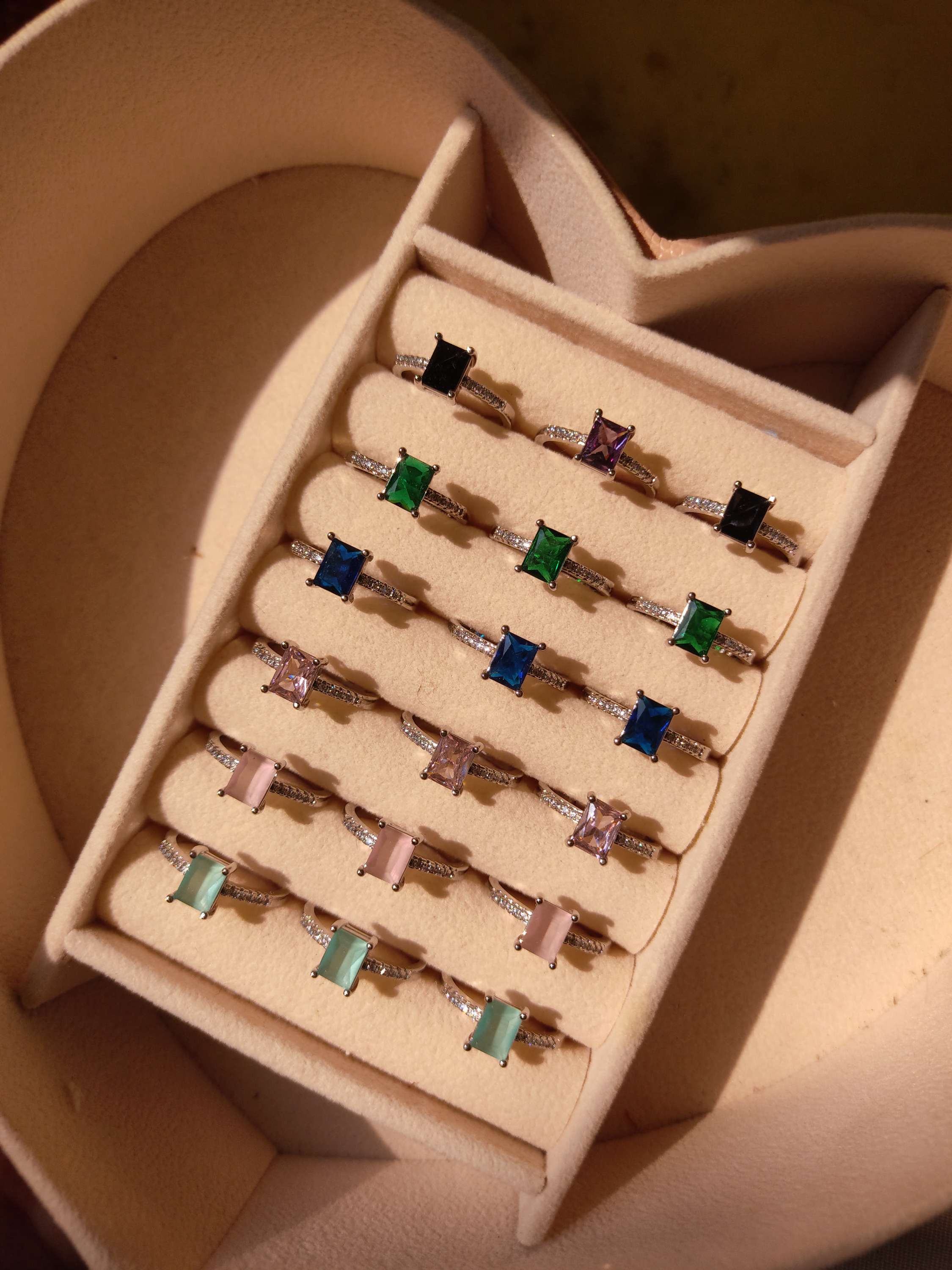 Anti Tarnish Adjustable Rings