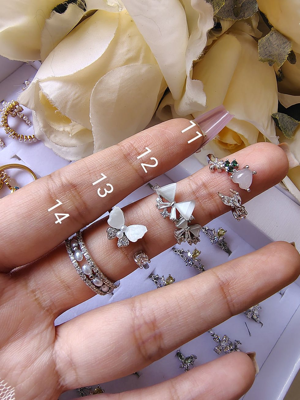 Thumbnail: Princess Core Rings (Adjustable)