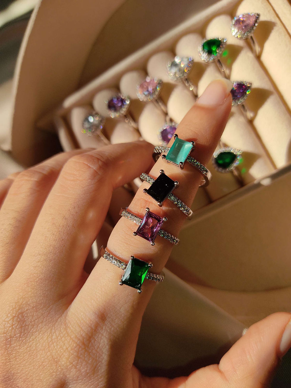 Thumbnail: Anti Tarnish Adjustable Rings