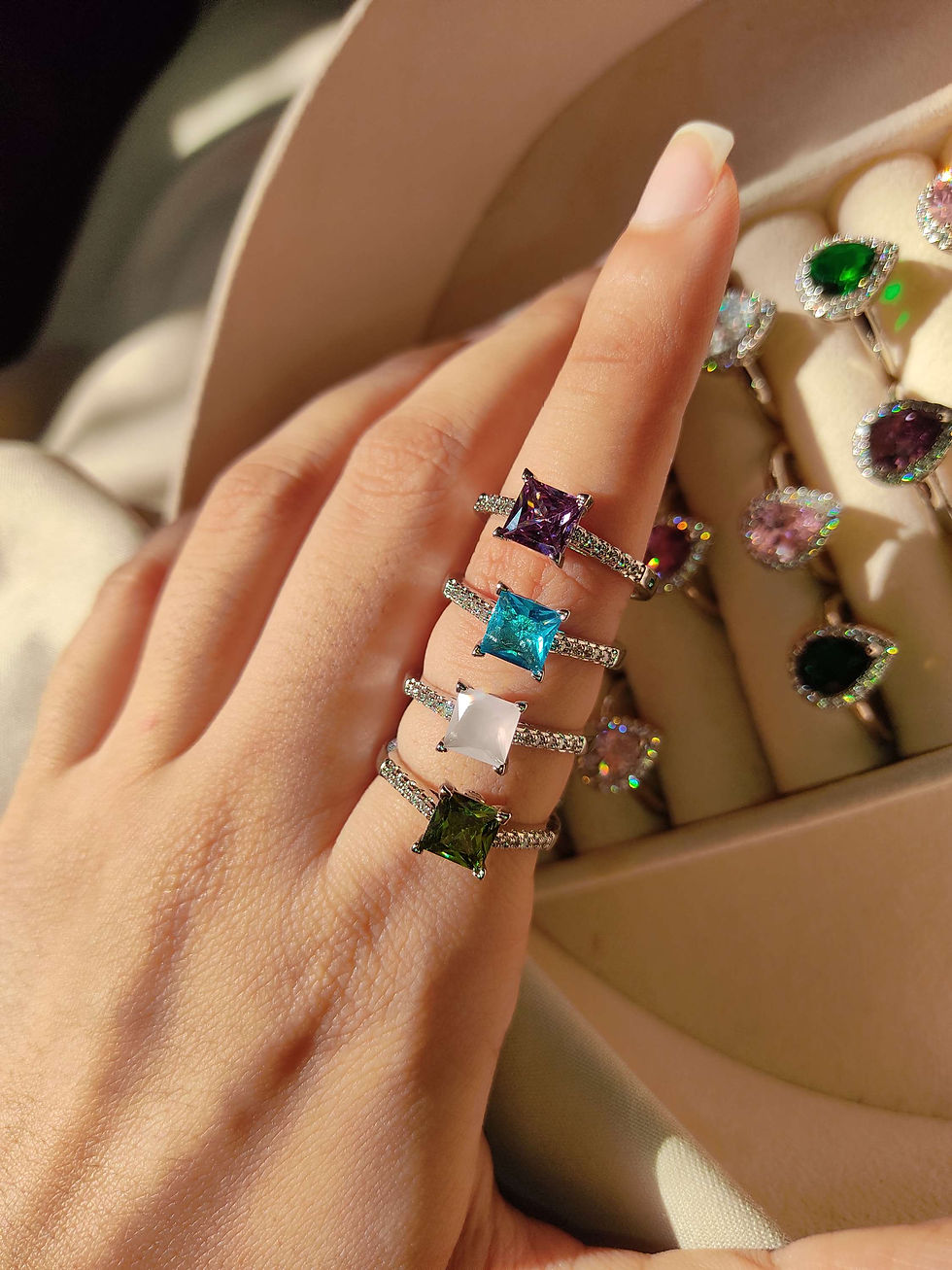 Thumbnail: Anti Tarnish Adjustable Rings