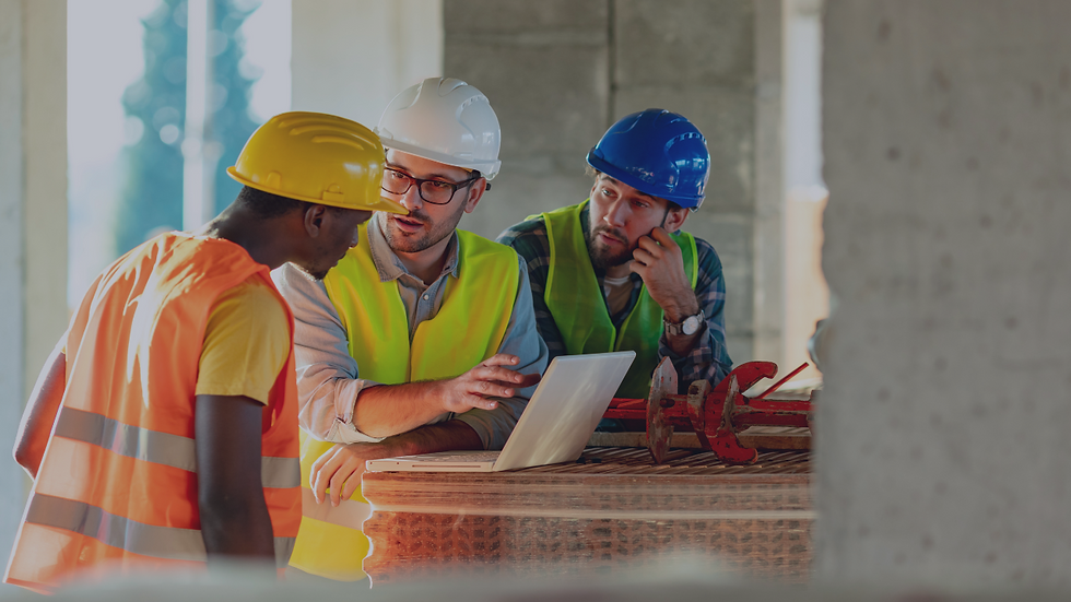 Men Reviewing Job Hazard Analysis