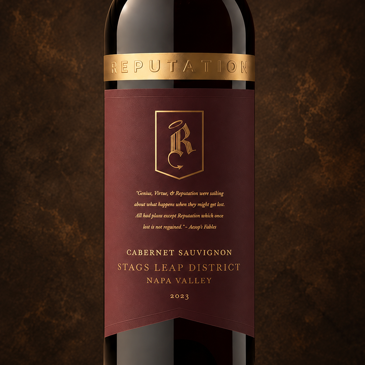Reputation Stags Leap District Cabernet Sauvignon label