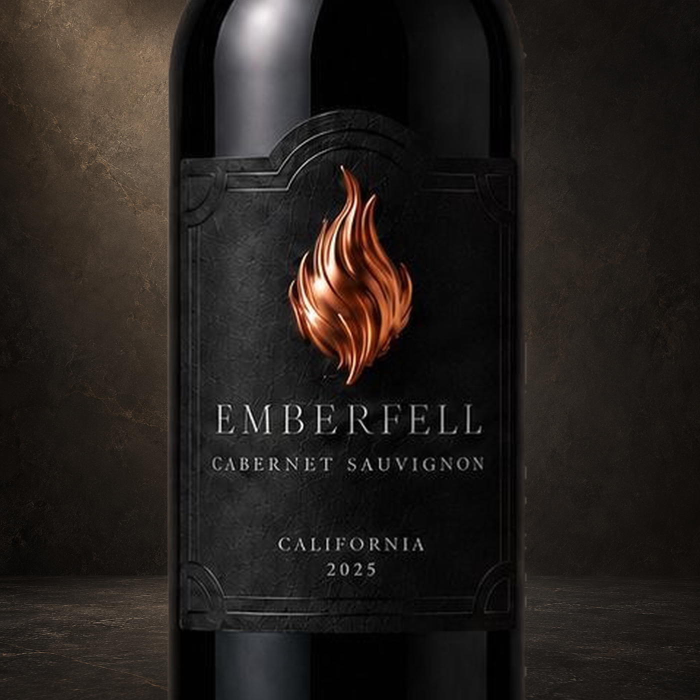 Emberfell wine label