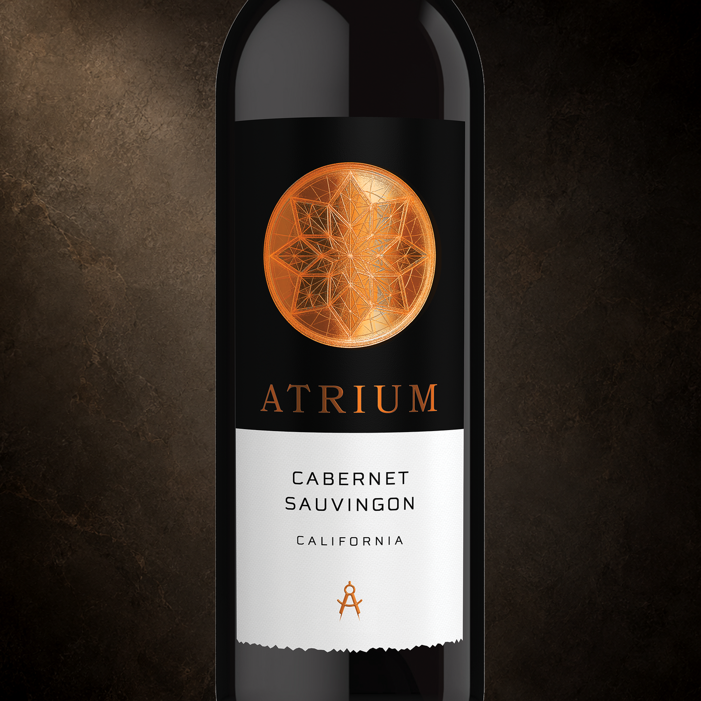 Atrium wine label