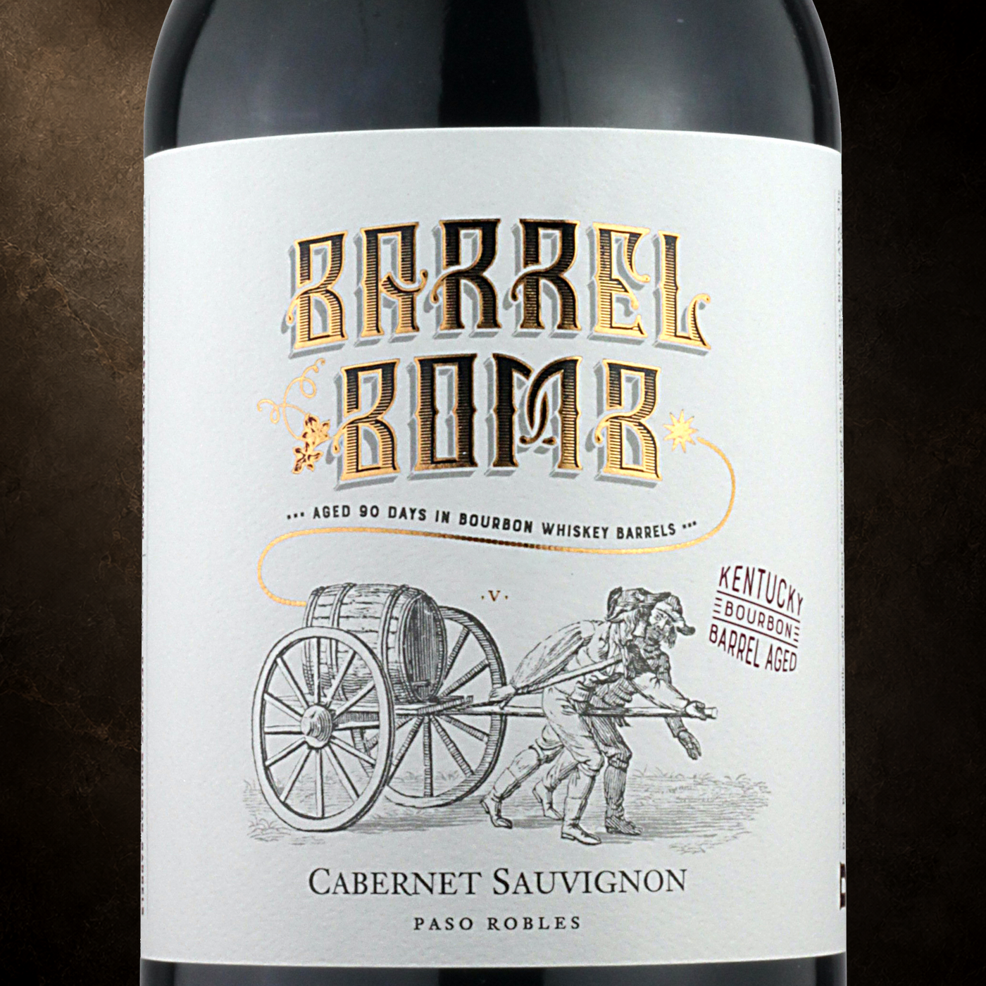 Barrel Bomb wine label