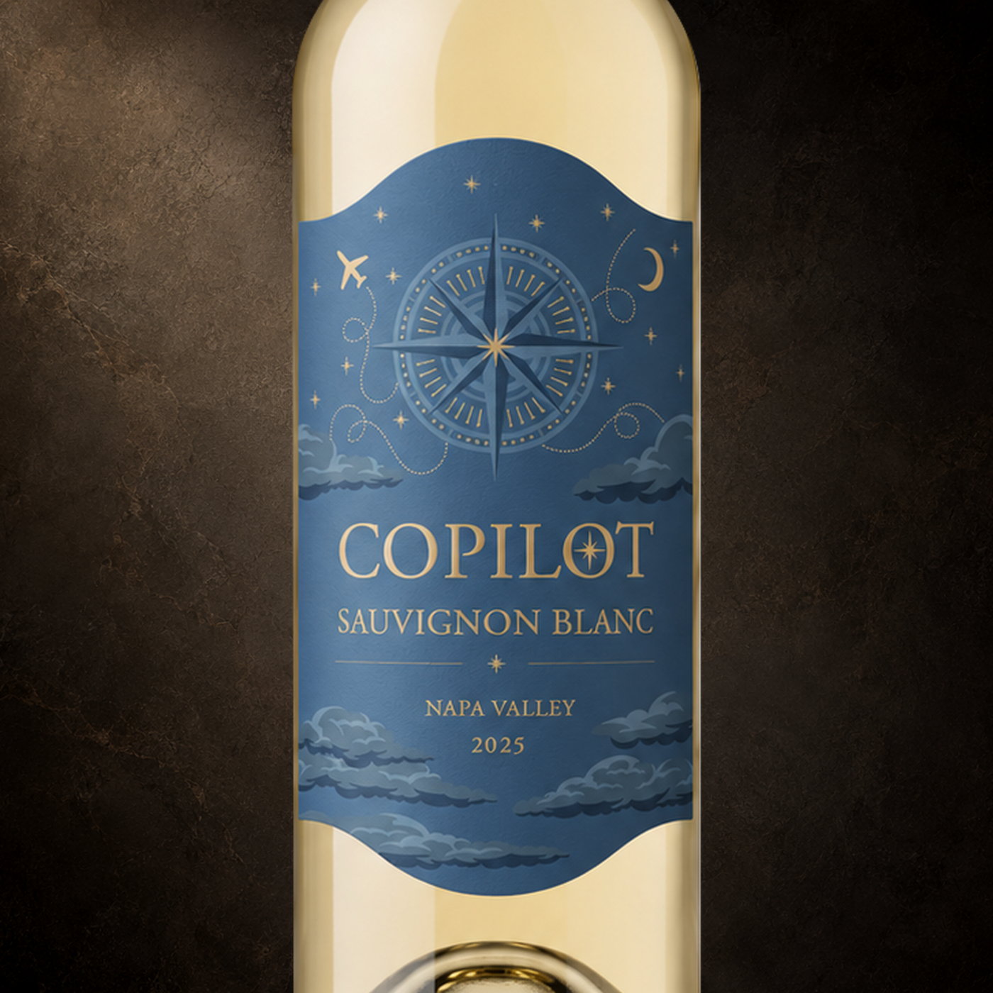 COPILOT wine label