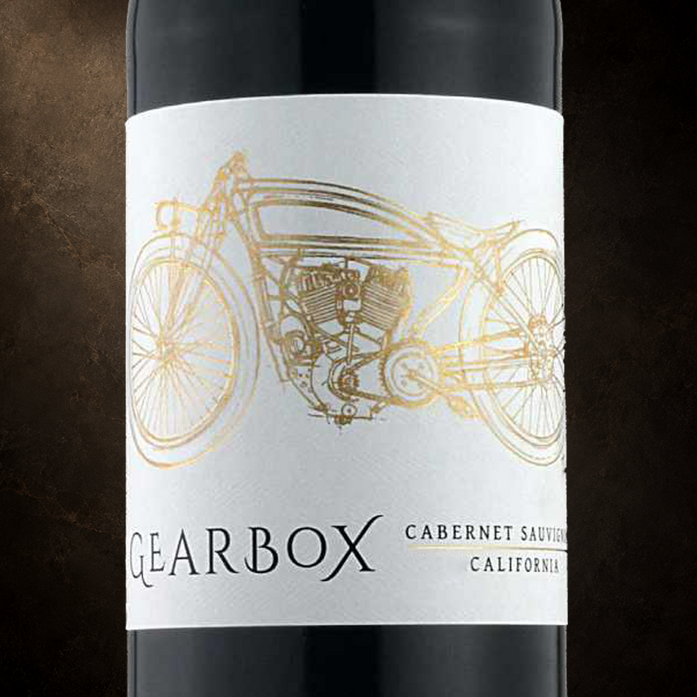 Gearbox wine label