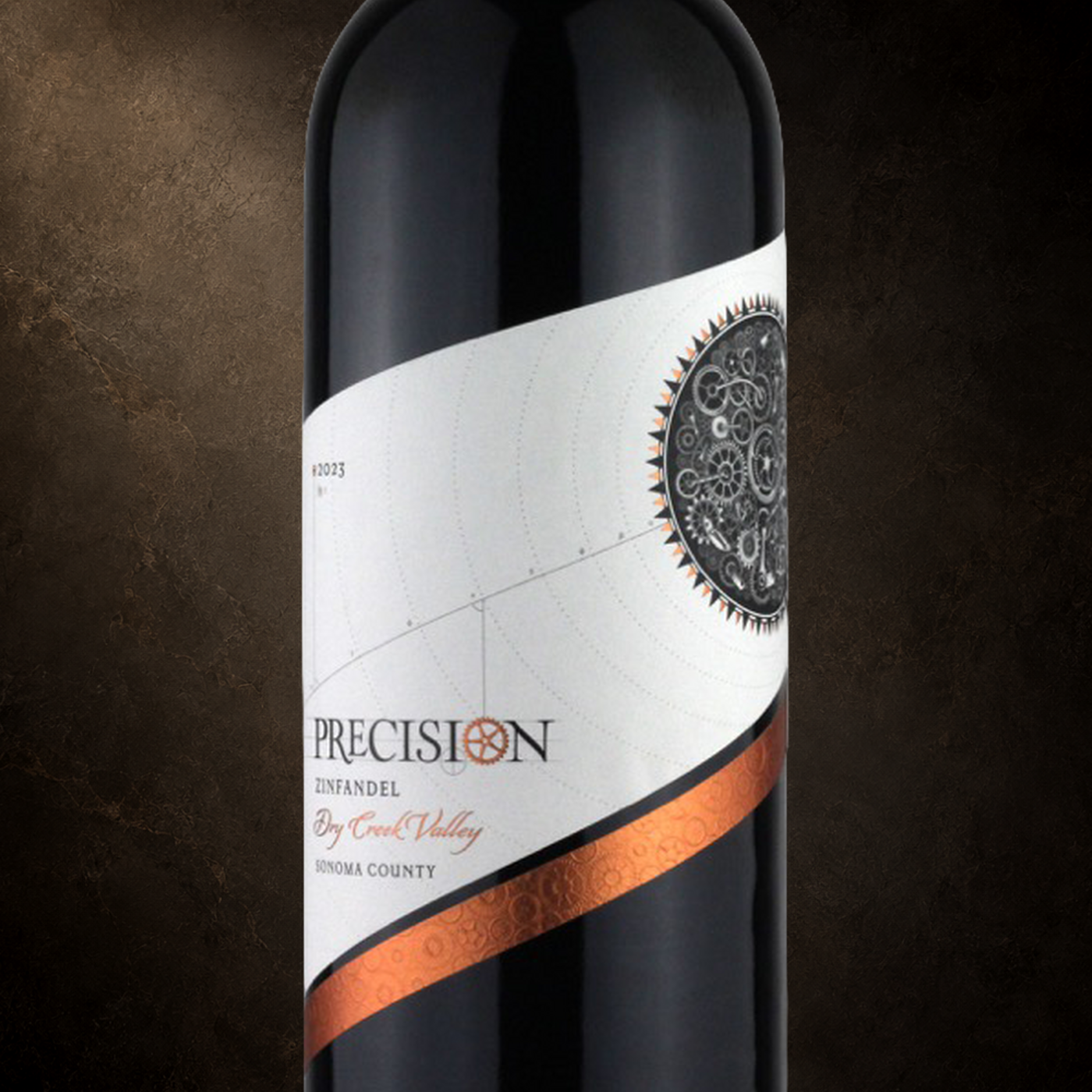 Precision wine label