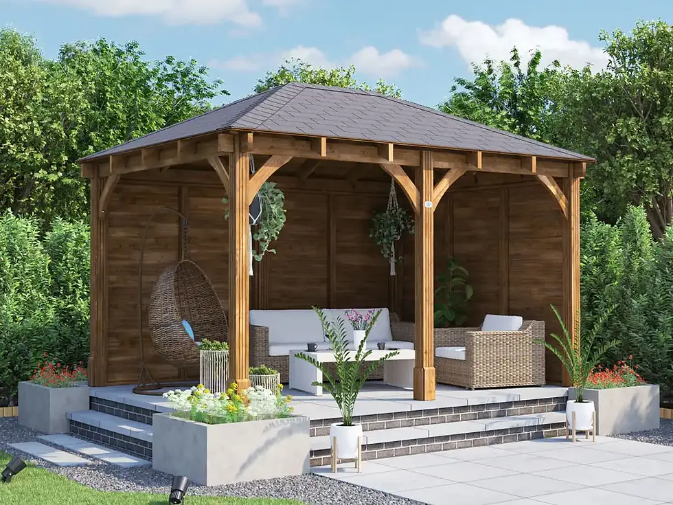 Vespera 300 Walled Chunky Gazebo