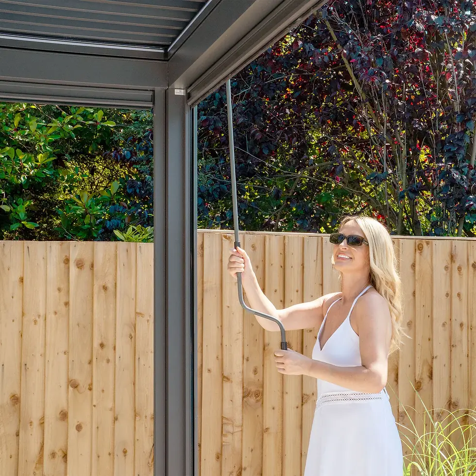 Thumbnail: Tenora Plus 4x4 Pergola (LED & Drop Sides)