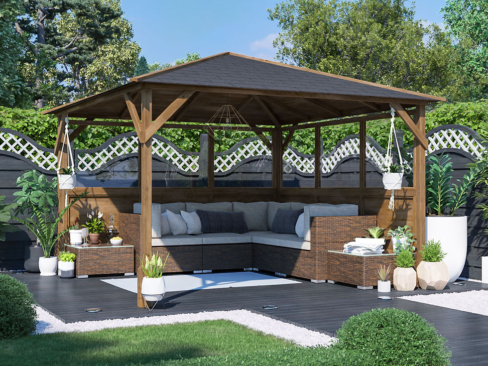 Serenity 200 Glazed Wall Gazebo