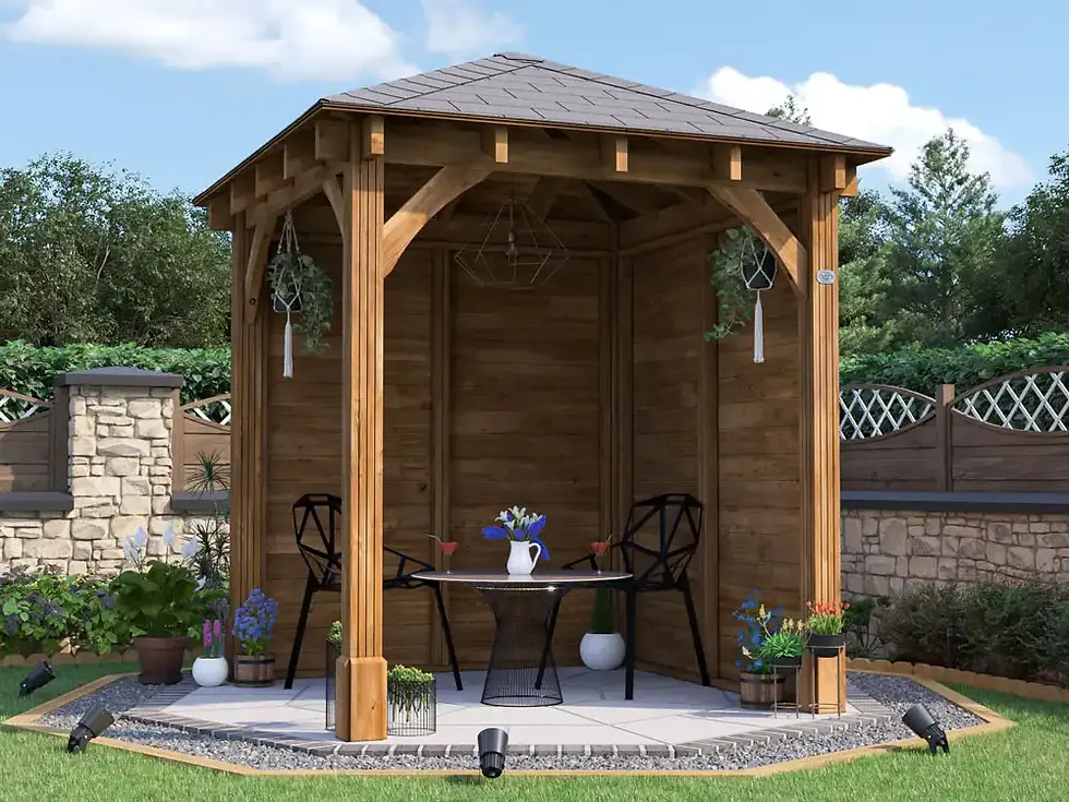 Vespera 100 Walled Chunky Gazebo