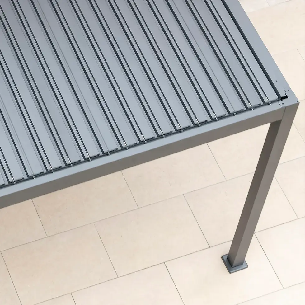 Thumbnail: Tenora Deluxe 3x6 Pergola (Louvred Sides & Drop Blinds)