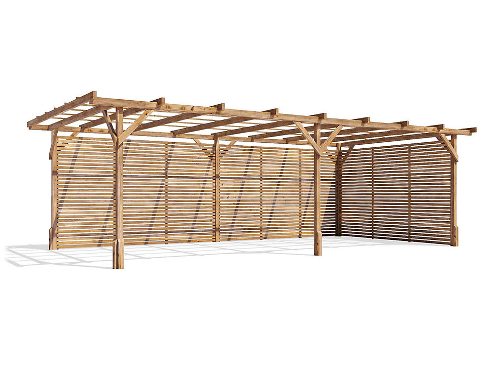 Thumbnail: Serenity 400 Slatted Wall Gazebo