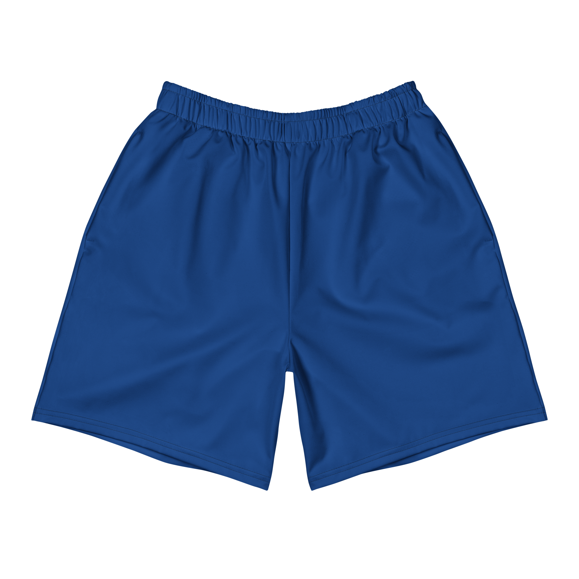 Blue Adult Athletic Long Shorts
