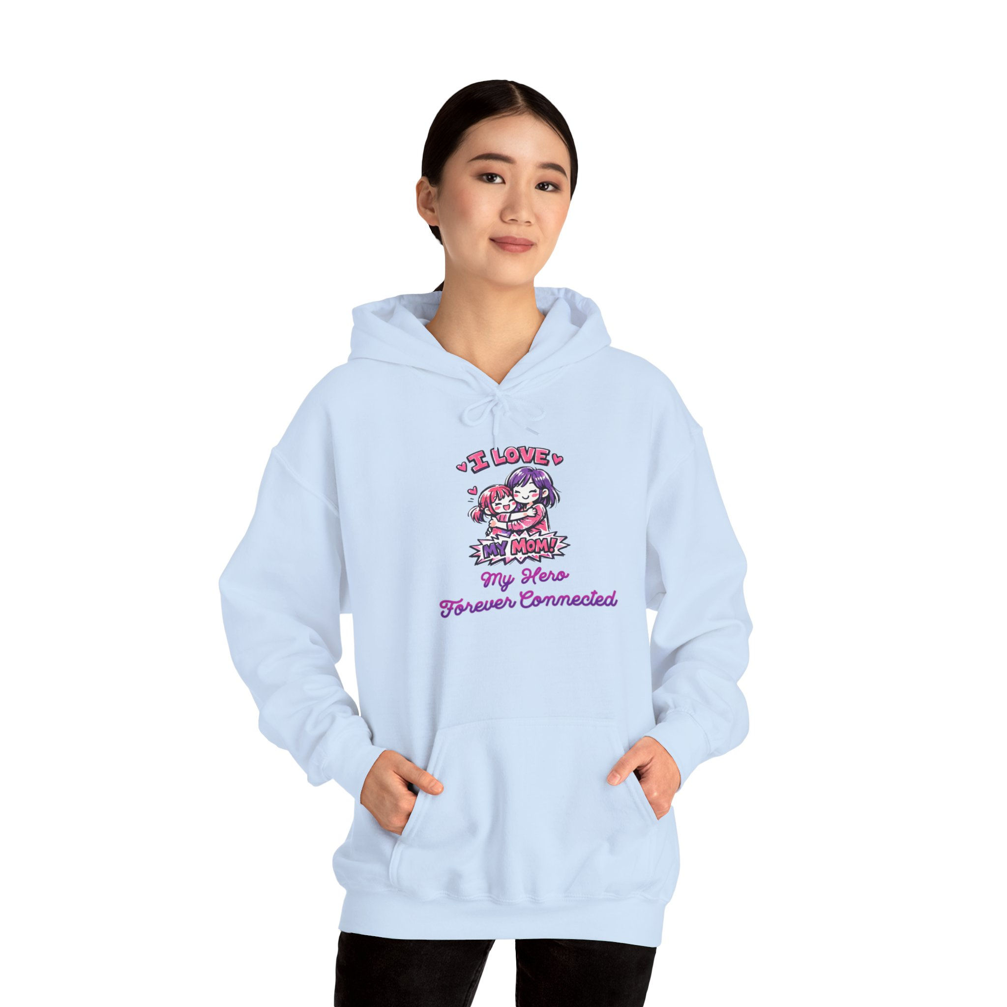 Anime ‘I Love Mama’- Heavy Blend Hoodie