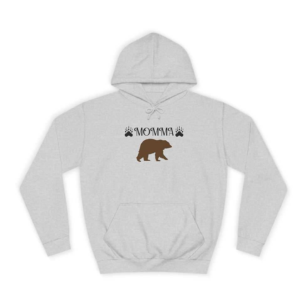 Thumbnail: 'Momma Bear' College Hoodie