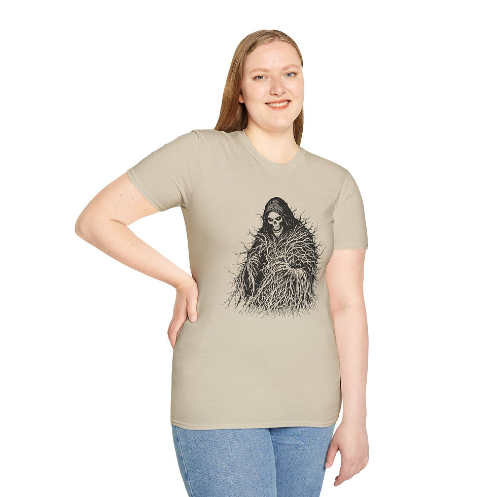 Thumbnail: Grim Reaper in Brambles T-Shirt SoftStyle