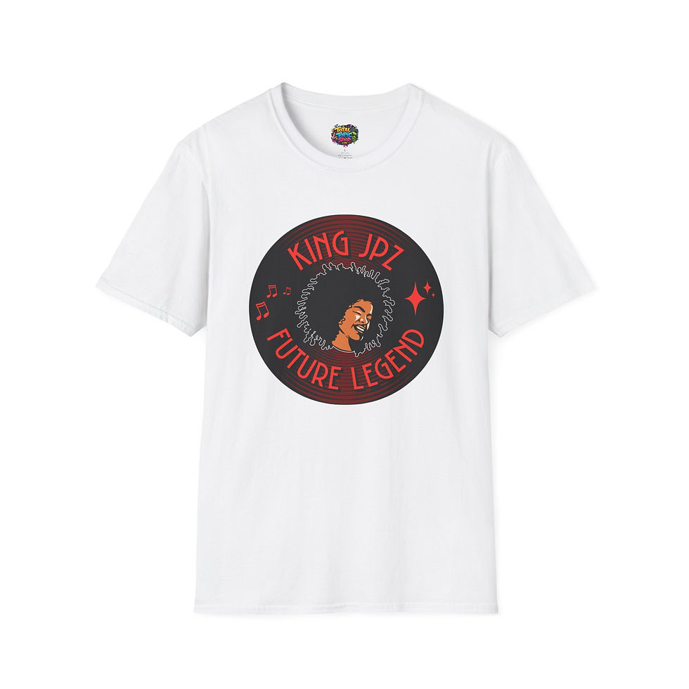 Thumbnail: King JPZ Future Legend T-Shirt – Retro Afro Music Tribute Tee