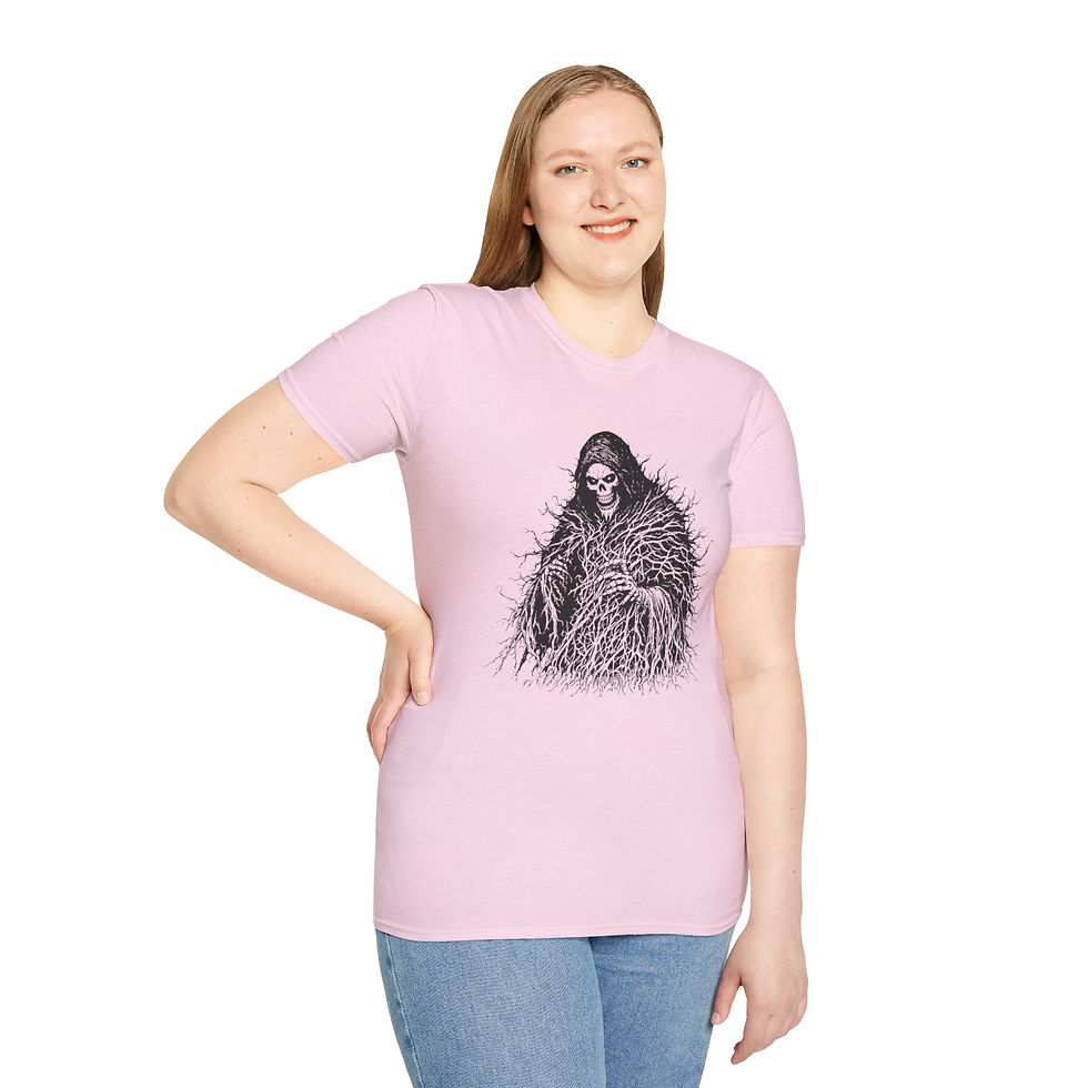 Thumbnail: Grim Reaper in Brambles T-Shirt SoftStyle