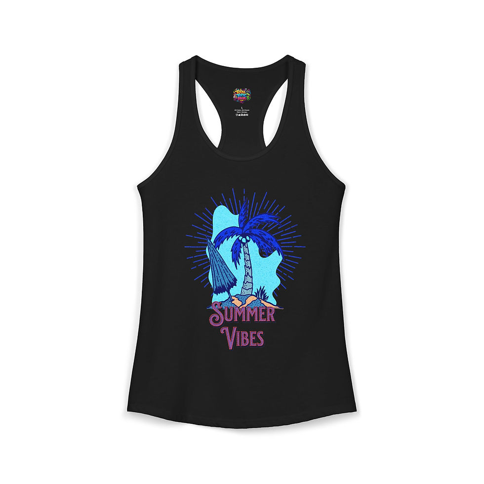 Thumbnail:  Summer Vibes -Women's Ideal Racerback Tank
