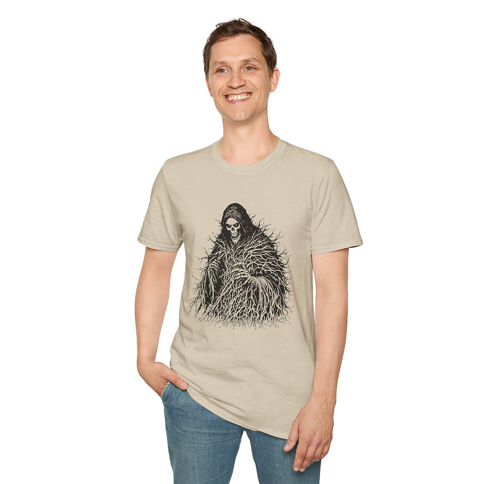 Thumbnail: Grim Reaper in Brambles T-Shirt SoftStyle
