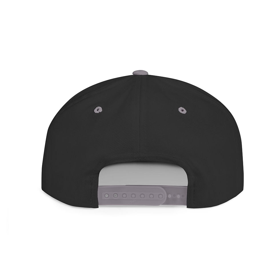 Thumbnail: Camo Flat Bill Snapback Hat — "Embrace the World" Embroidered