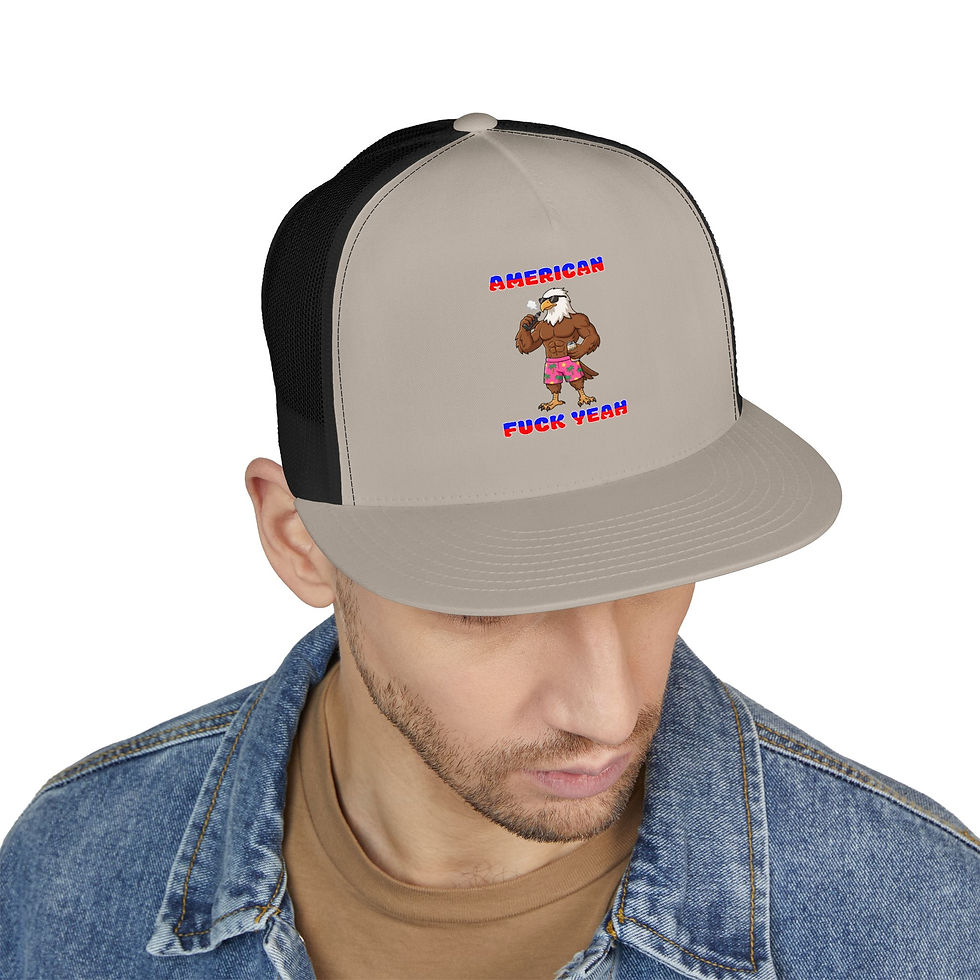 Thumbnail: Trucker Cap — 'American F*** Yeah' Eagle Graphic