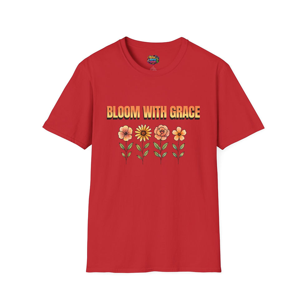 Thumbnail: Bloom With Grace Floral T-Shirt — Vintage Sunflower & Rose Garden Tee