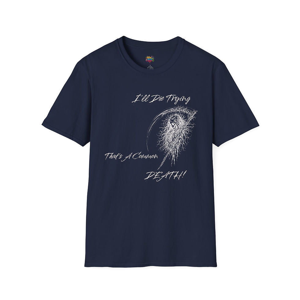 Thumbnail: Death Scythe Graphic T-Shirt — “I’ll Be Trying, That’s A Common DEATH!”