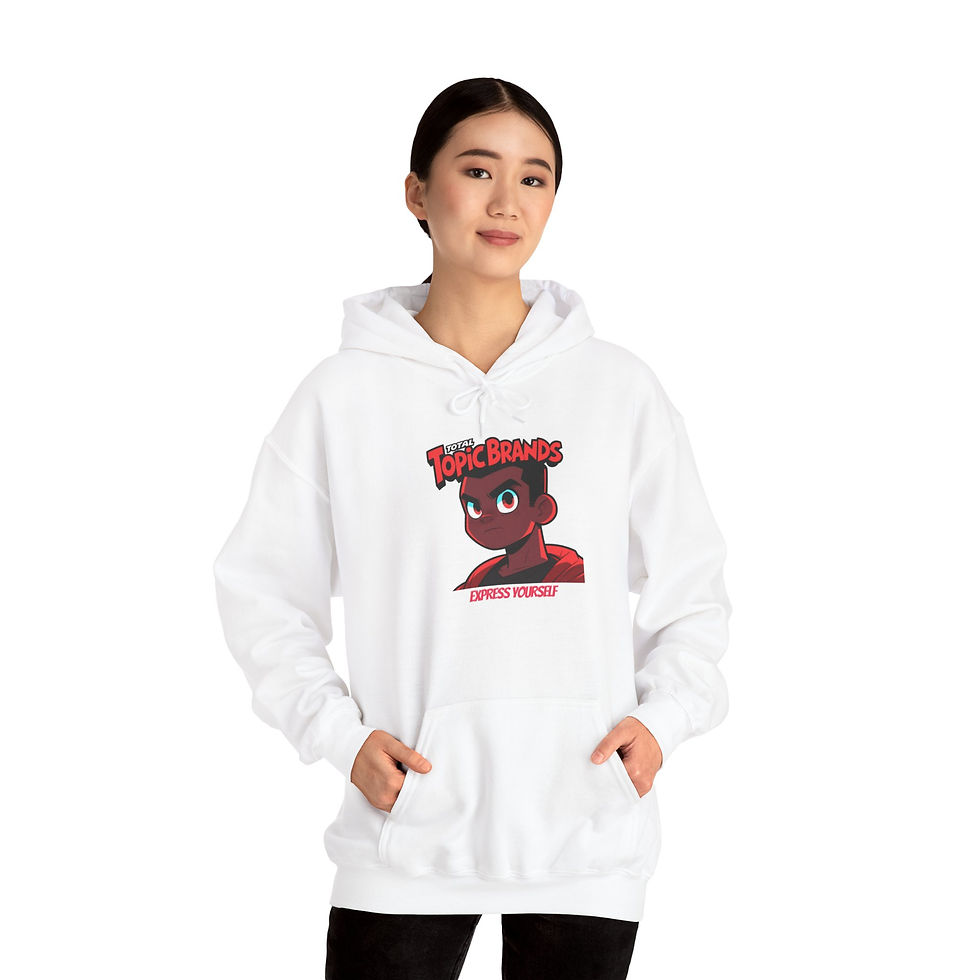 Thumbnail: ' Total Topic Brands' Express Yourself - Heavy Blend Hoodie 