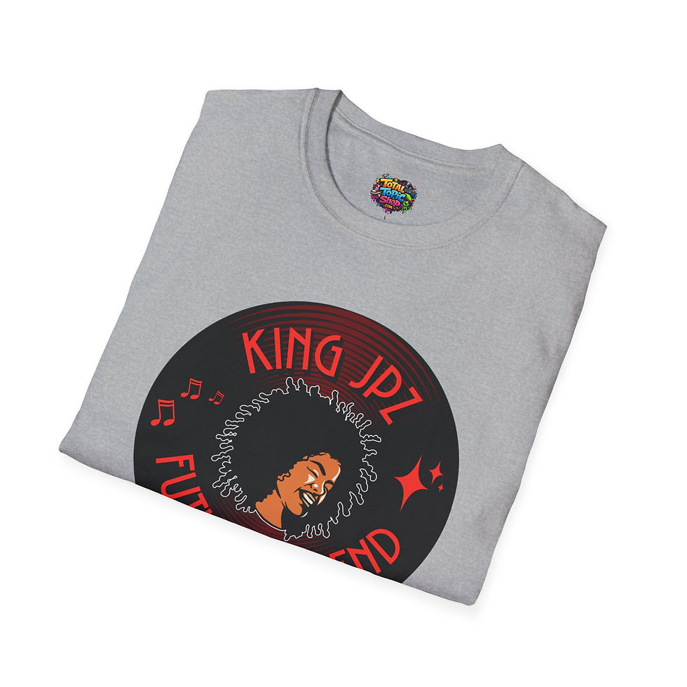 Thumbnail: King JPZ Future Legend T-Shirt – Retro Afro Music Tribute Tee