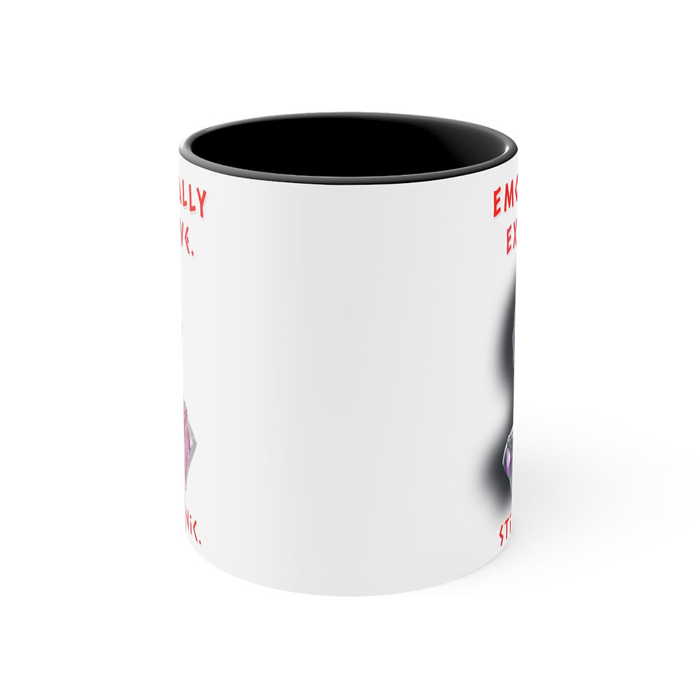 Thumbnail: Emotionally Expensive Mug — Still Iconic Accent Coffee Cup (11oz)