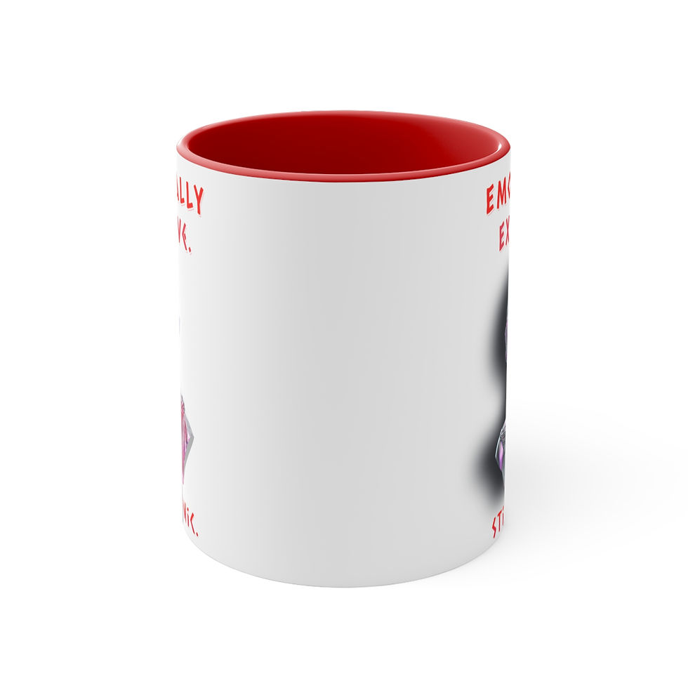 Thumbnail: Emotionally Expensive Mug — Still Iconic Accent Coffee Cup (11oz)