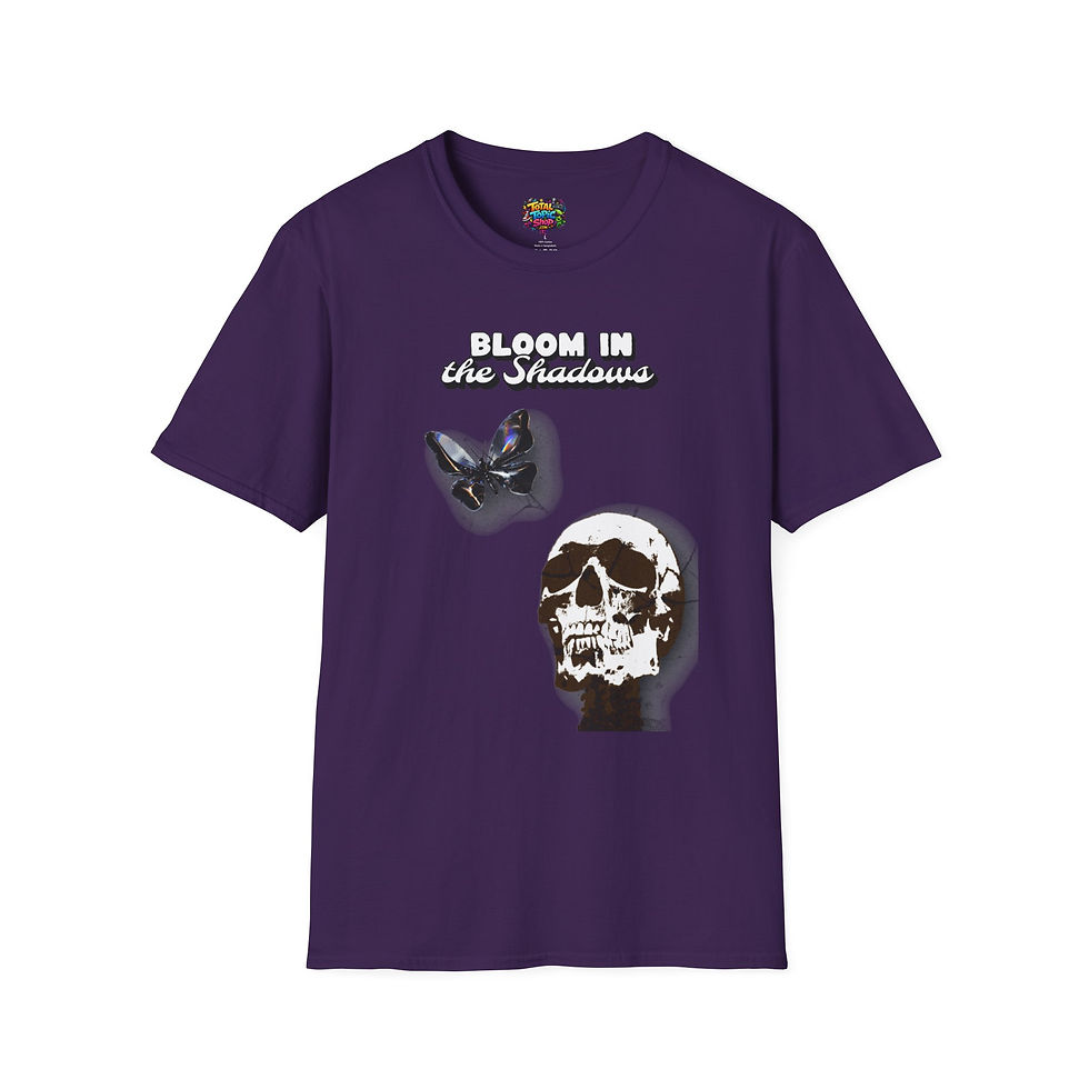Thumbnail: Bloom in the Shadows Skull & Moth T-Shirt