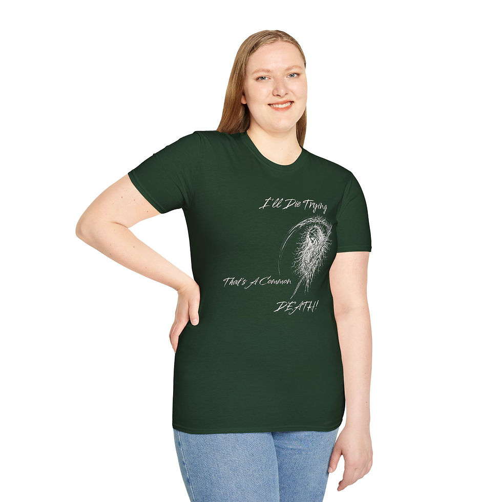 Thumbnail: Death Scythe Graphic T-Shirt — “I’ll Be Trying, That’s A Common DEATH!”
