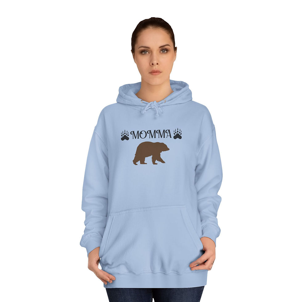 Thumbnail: 'Momma Bear' College Hoodie
