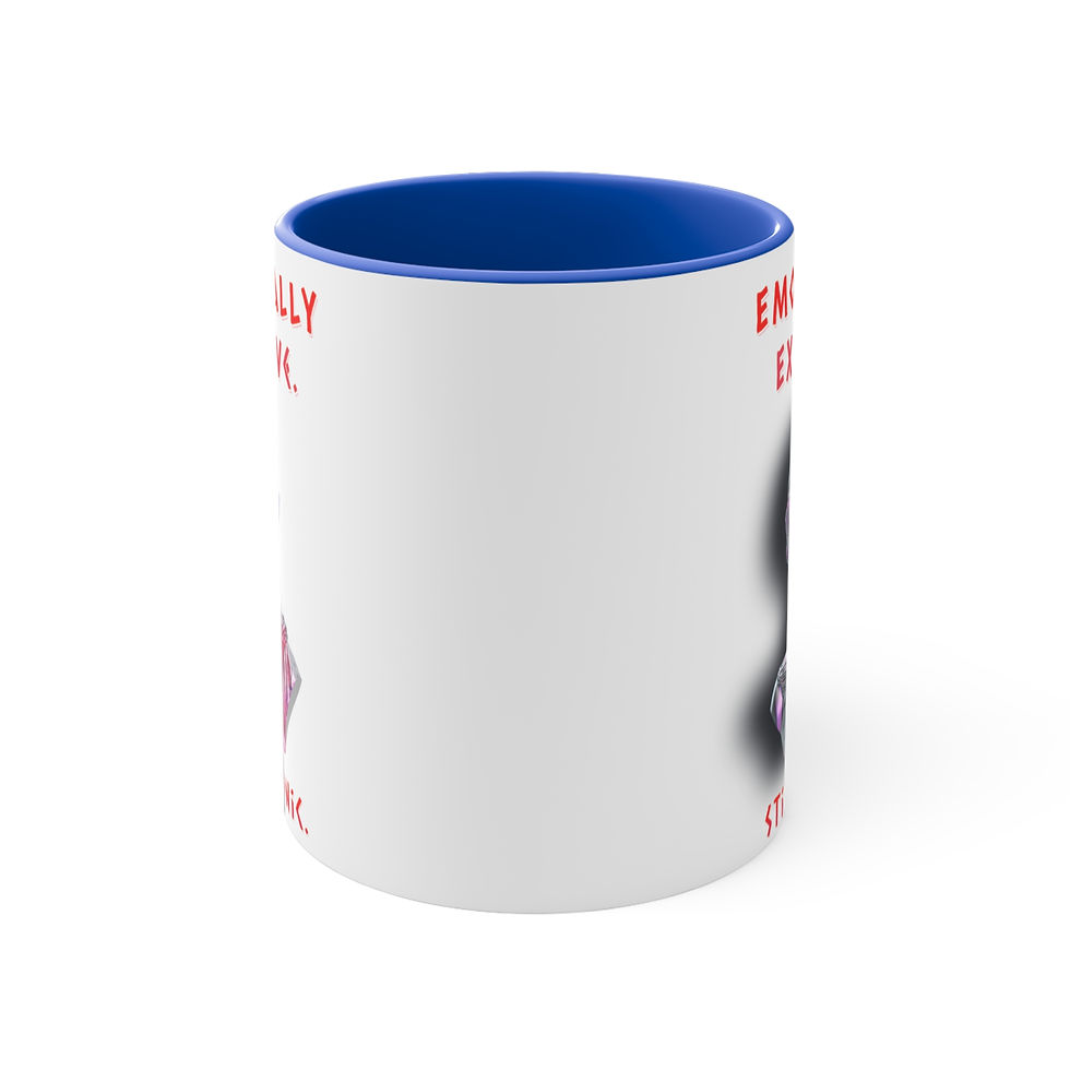 Thumbnail: Emotionally Expensive Mug — Still Iconic Accent Coffee Cup (11oz)