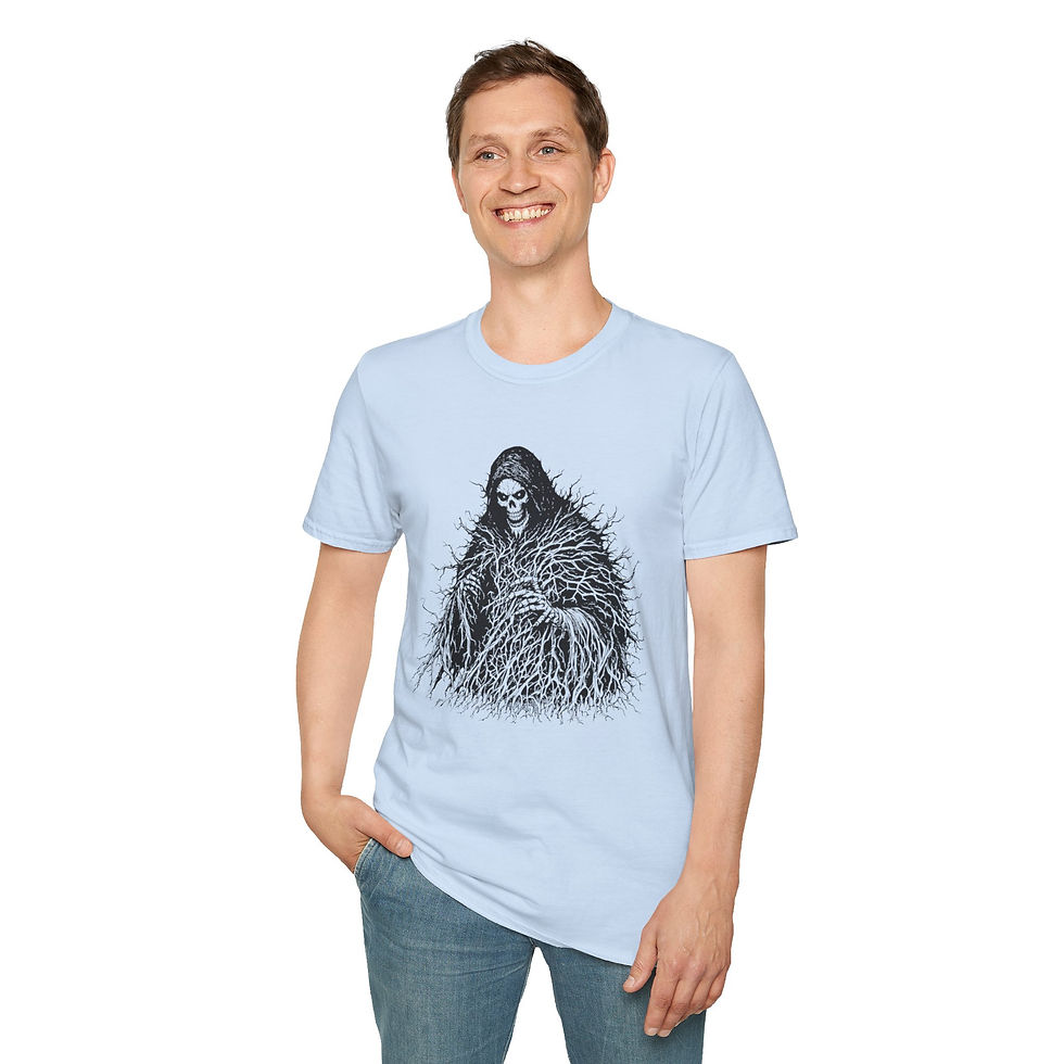 Thumbnail: Grim Reaper in Brambles T-Shirt SoftStyle