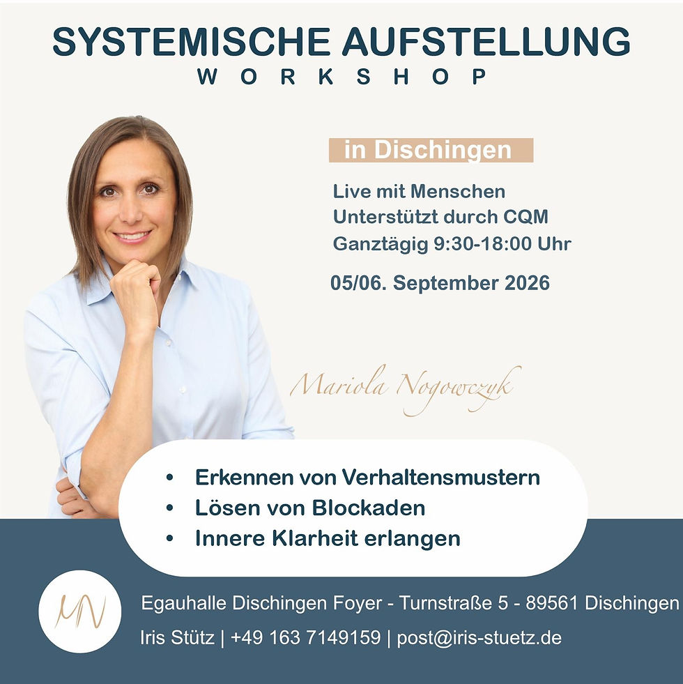 Systemische Aufstellung Workshop in Dischingen