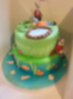 Golf & Fishing cake