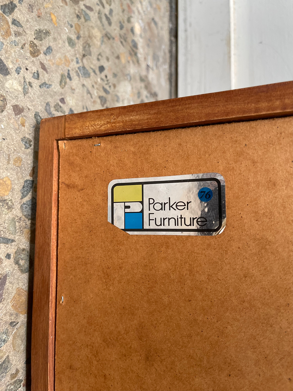 Thumbnail: Parker teak framed mirror 
