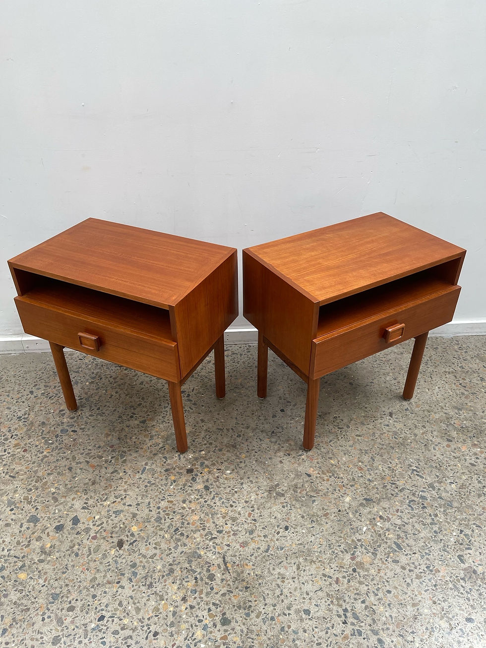 Thumbnail: Parker square handled bedsides/pair